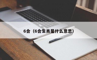 6合（6合生肖是什么意思）