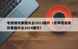 电视墙效果图大全2013图片（电视墙装修效果图大全2014图片）