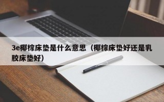 3e椰棕床垫是什么意思（椰棕床垫好还是乳胶床垫好）