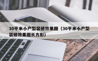 30平米小户型装修效果图（30平米小户型装修效果图长方形）