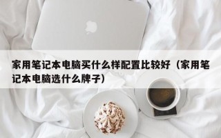 家用笔记本电脑买什么样配置比较好（家用笔记本电脑选什么牌子）